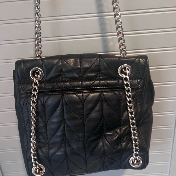 Kate Spade Brayden Briar Lane Quilted Black Leather Backpack Crossbody EUC $498 - Picture 3 of 16